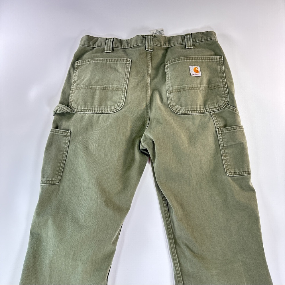 Carhartt Olive Green Relaxed Fit Pants - Picture 5 of 14